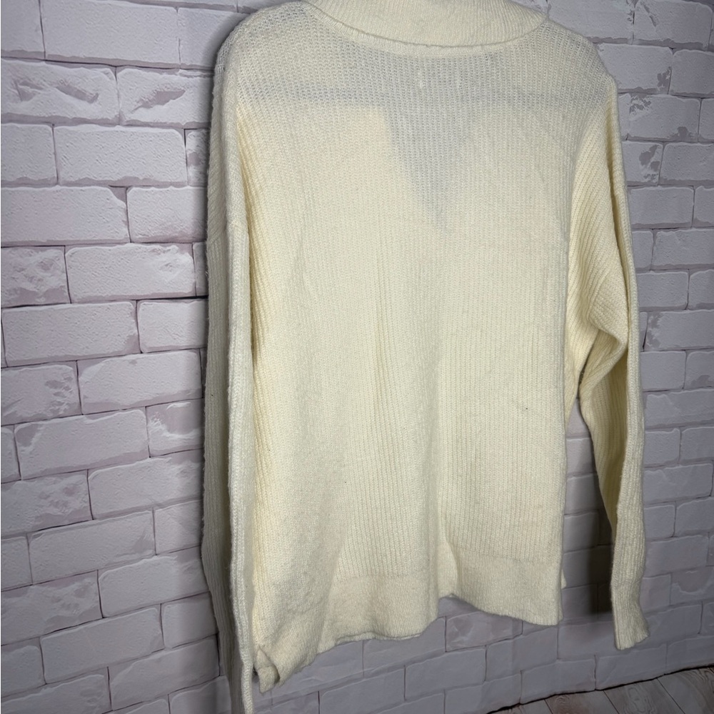 Lucky Brand Women's Cozy Cream Sweater - Picture 5 of 8